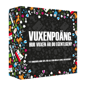 Partyspelet Vuxenpoäng Frågespel
