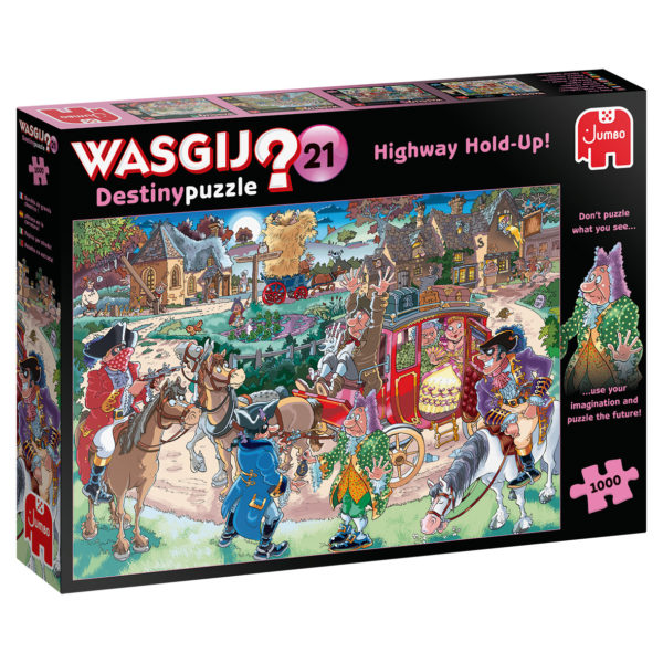 Wasgij Destiny 21 – Highway Hold-Up! Pussel 1000 bitar