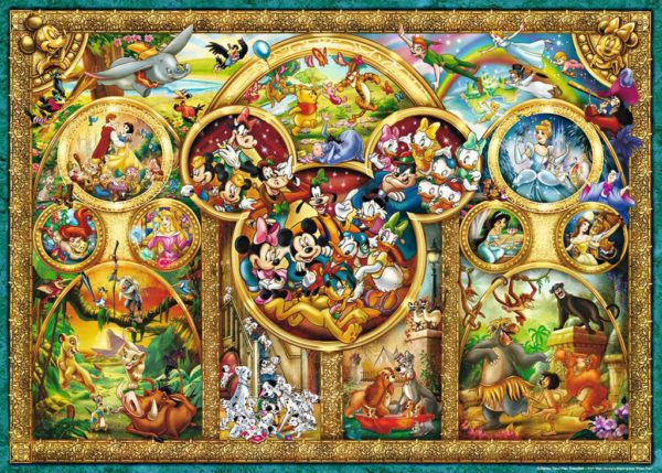 Ravensburger Pussel Disneys Magiska Värld 1000 bitar Pussel 1000 bitar