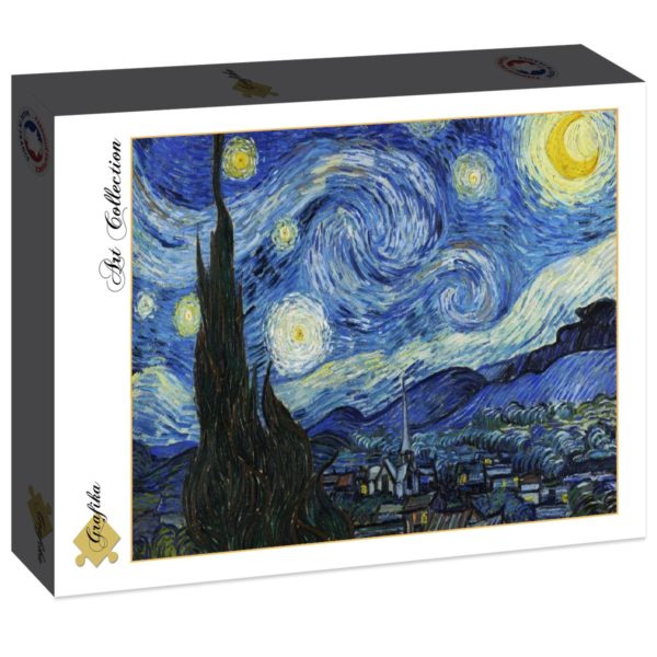 Grafika Vincent Van Gogh – The Starry Night, 1889 – 2000 bitar Pussel 2000 bitar