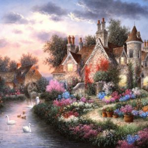 Grafika Dennis Lewan – Mill Creek Manor 2000 bitar Pussel 2000 bitar