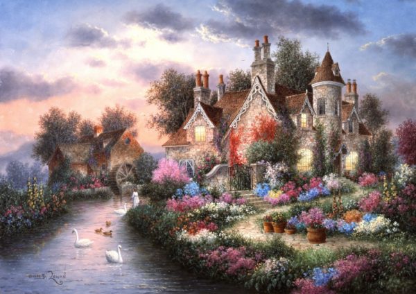 Grafika Dennis Lewan – Mill Creek Manor 2000 bitar Pussel 2000 bitar