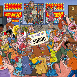 Wasgij Mystery 19 – Bingo Blunder! Pussel 1000 bitar