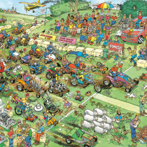 Jan van Haasteren Pussel Lawn Mower Race 1000 bitar Pussel 1000 bitar