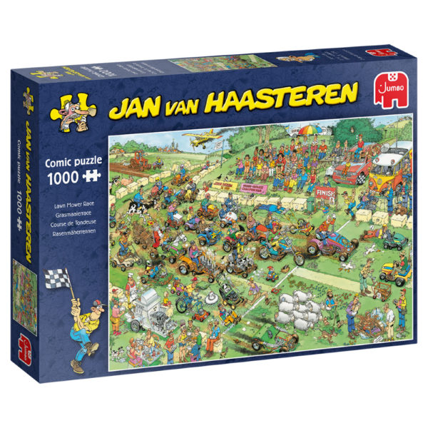 Jan van Haasteren Pussel Lawn Mower Race 1000 bitar Pussel 1000 bitar