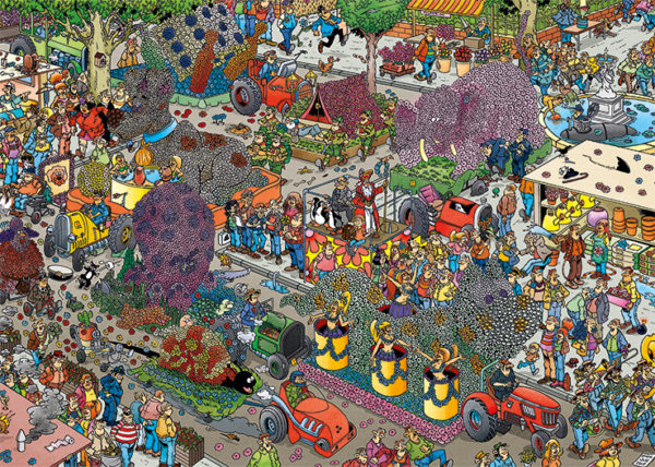 Jan van Haasteren Pussel Flower Parade 1000 bitar Pussel 1000 bitar