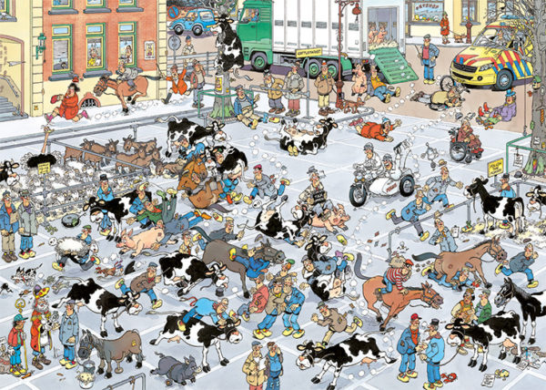 Jan van Haasteren Pussel Cattle Market 1000 bitar Pussel 1000 bitar