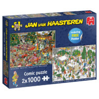 Jan van Haasteren Pussel Christmas Gift 2×1000 bitar Pussel 2x1000 bitar