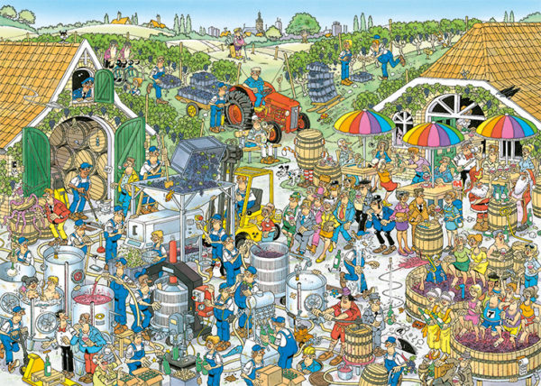 Jan van Haasteren Pussel The Winery 1000 bitar Pussel 1000 bitar
