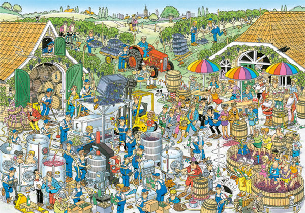 Jan van Haasteren Pussel The Winery 3000 bitar Pussel 3000 bitar