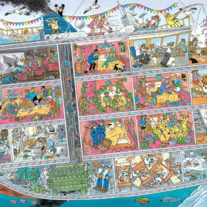 Jan van Haasteren Pussel Cruise Ship 1000 bitar Pussel 1000 bitar