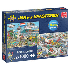 Jan van Haasteren Pussel Traffic Chaos 3000 bitar Pussel 3000 bitar