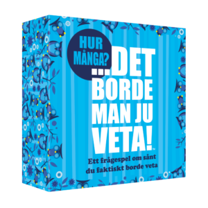 Sällskapsspel Det borde man ju veta – Hur många Familjespel