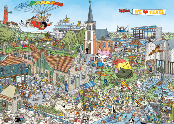 Jan van Haasteren Pussel Island Retreat 1000 bitar Pussel 1000 bitar