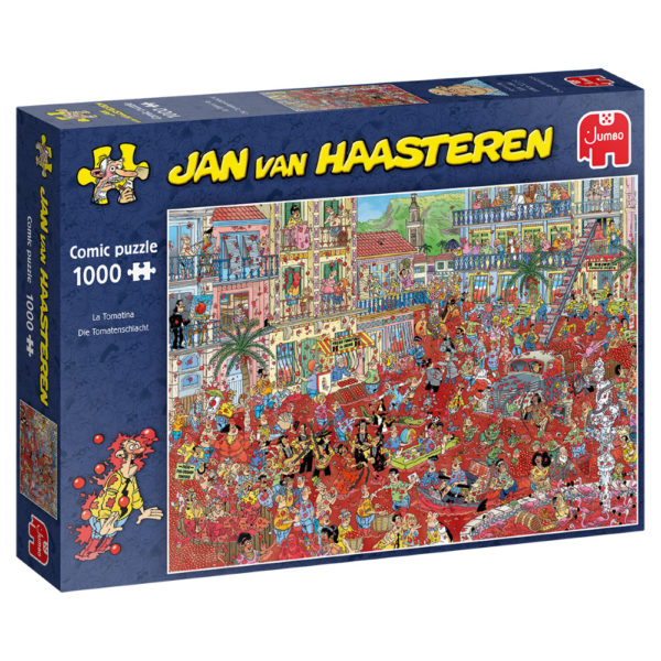 Jan van Haasteren Pussel La Tomatina 1000 bitar Pussel 1000 bitar