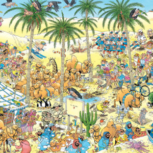 Jan van Haasteren Pussel The Oasis 1000 bitar Pussel 1000 bitar