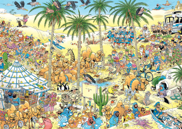 Jan van Haasteren Pussel The Oasis 1000 bitar Pussel 1000 bitar