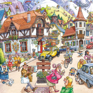 Wasgij Mystery 20 – Mountain Mayhem! Pussel 1000 bitar