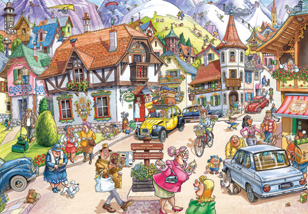 Wasgij Mystery 20 – Mountain Mayhem! Pussel 1000 bitar