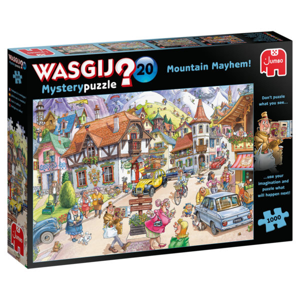 Wasgij Mystery 20 – Mountain Mayhem! Pussel 1000 bitar