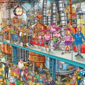 Wasgij Mystery 21 – Trouble Brewing! Pussel 1000 bitar