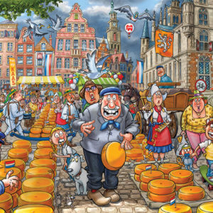 Wasgij Original 38 – Market Meltdown! Pussel 1000 bitar