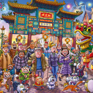 Wasgij Original 39 – Chinese New Year! Pussel 1000 bitar