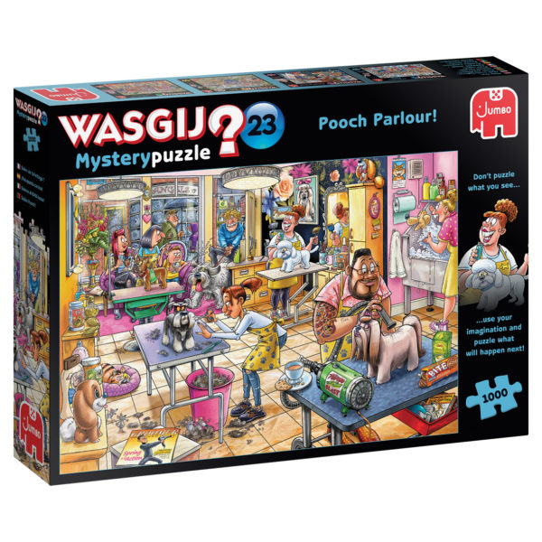 Wasgij Mystery 23 – Pooch Parlour! Pussel 1000 bitar
