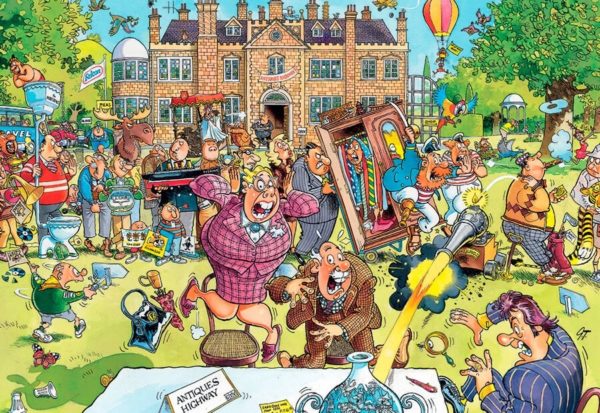 Wasgij Original 10 – Antique Hunt! Pussel 1000 bitar