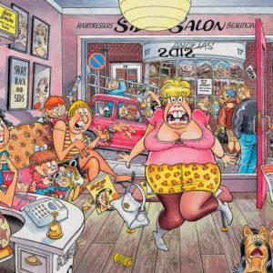 Wasgij Original 11 – Beauty Salon! Pussel 1000 bitar