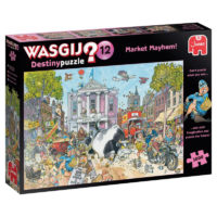 Wasgij Destiny 12 – Market Mayhem! Pussel 1000 bitar