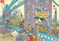 Wasgij Mystery 8 – The Final Hurdle! Pussel 1000 bitar
