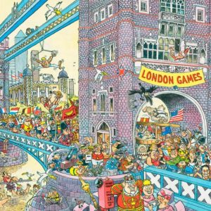 Wasgij Mystery 8 – The Final Hurdle! Pussel 1000 bitar