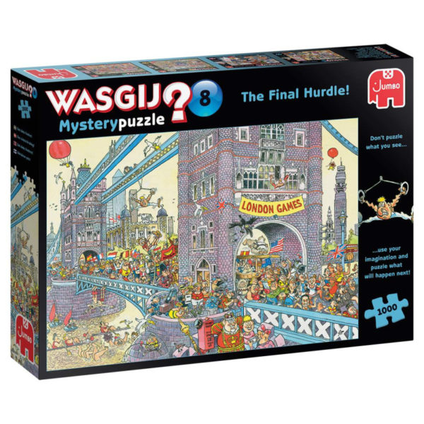 Wasgij Mystery 8 – The Final Hurdle! Pussel 1000 bitar