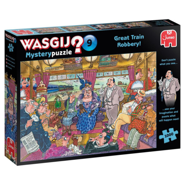 Wasgij Mystery 9 – Great Train Robbery! Pussel 1000 bitar