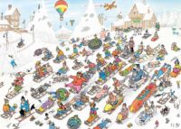 Jan van Haasteren Pussel It’s All Going Downhill 1000 bitar Pussel 1000 bitar