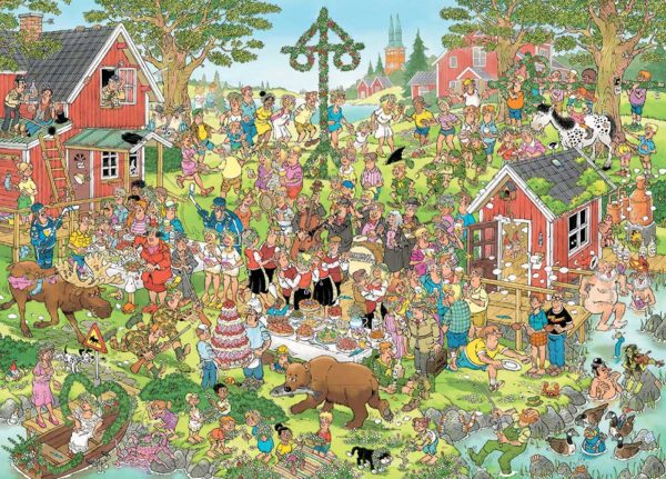 Jan van Haasteren Pussel Midsummer Festival 1000 bitar Pussel 1000 bitar