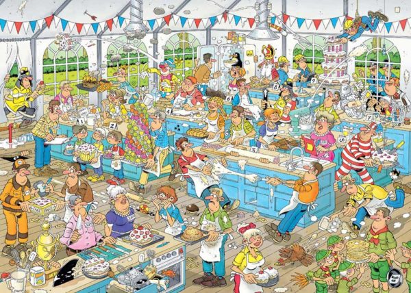 Jan van Haasteren Pussel Clash of the Bakers 1500 bitar Pussel 1500 bitar