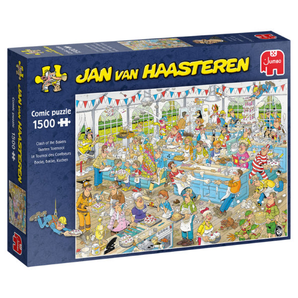 Jan van Haasteren Pussel Clash of the Bakers 1500 bitar Pussel 1500 bitar