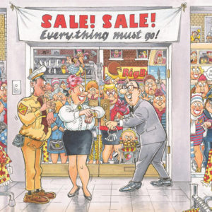 Wasgij Mystery 7 – Everything Must Go Pussel 1000 bitar