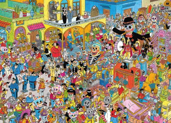 Jan van Haasteren Pussel Dia De Los Muertos 1000 bitar Pussel 1000 bitar