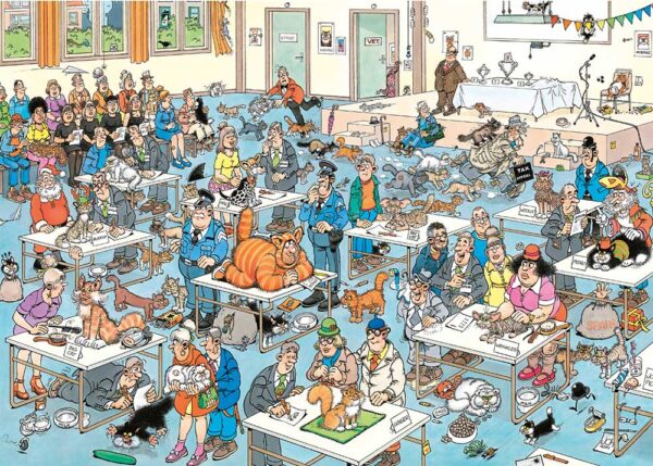 Jan van Haasteren Pussel The Cat Pageantry 1000 bitar Pussel 1000 bitar