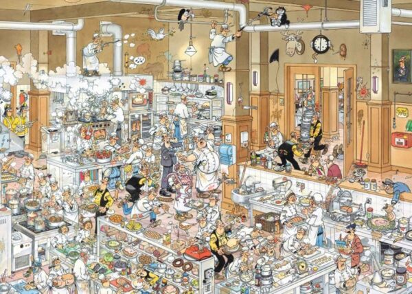 Jan van Haasteren Pussel The Kitchen 1000 bitar Pussel 1000 bitar