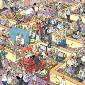 Jan van Haasteren Pussel The Office 1000 bitar Pussel 1000 bitar