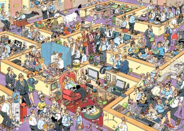 Jan van Haasteren Pussel The Office 1000 bitar Pussel 1000 bitar