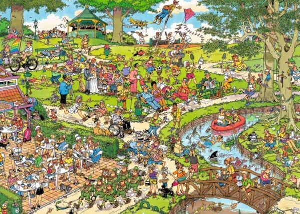 Jan van Haasteren Pussel The Park 1000 bitar Pussel 1000 bitar