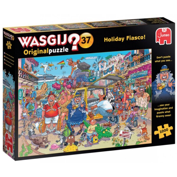 Wasgij Pussel Original 37 Holiday Fiasco 1000 bitar Pussel 1000 bitar